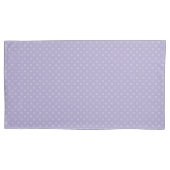 Purple Circles Pattern Pillowcase 枕カバー (正面)
