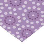 Purple Circles Pattern Table Runner ロングテーブルランナー (コーナー)