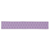 Purple Circles Pattern Table Runner ロングテーブルランナー (横)