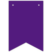 Purple Class of 2024 Graduate Photo Gracation バンティングフラッグ (第1の旗)