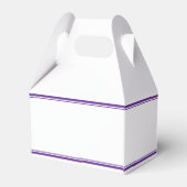Purple Class of 2026 Custom Graduation Party フェイバーボックス (裏面サイド)