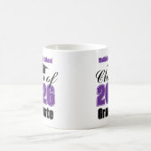 Purple Class of 2026 Graduation Keepsake コーヒーマグカップ (中央)