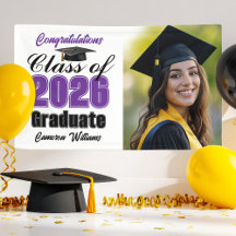 Purple Class of 2026 Graduation Party Photo