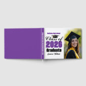 Purple Class of 2026 Graduation Photo ゲストブック (全面)