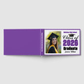 Purple Class of 2026 Photo Small Graduation ゲストブック (全面)