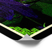 Purple Clematis ポスター (角)