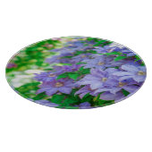 Purple Clematis flower カッティングボード (角)
