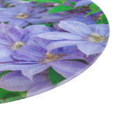 Purple Clematis flower カッティングボード (角)