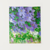 Purple Clematis flower タペストリー (正面)