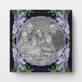 Purple Clematis On Fence写真を追加 フォトプラーク (正面)