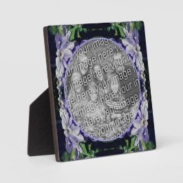 Purple Clematis On Fence写真を追加 フォトプラーク