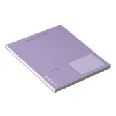 Purple colorful retro aesthetic Thoughts & Ideas ノートパッド (アングル)