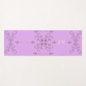 Purple Colour Designed Yoga Mat ヨガマット (正面(横))