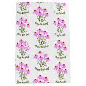 Purple Cone Gift Bags ミディアムペーパーバッグ (正面)