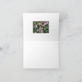 Purple Coneflowersカードの思い空白のを カード (内部)