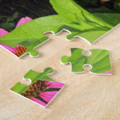 Purple Coneflowers、Bute Park、Cardiff、Wales ジグソーパズル (側面)