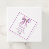 Purple Coquette Bow Birthday フェイバータグ (インサイチュ)