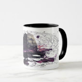 Purple Cosmic Obelisk Occult Dark Art Mug マグカップ (正面右)
