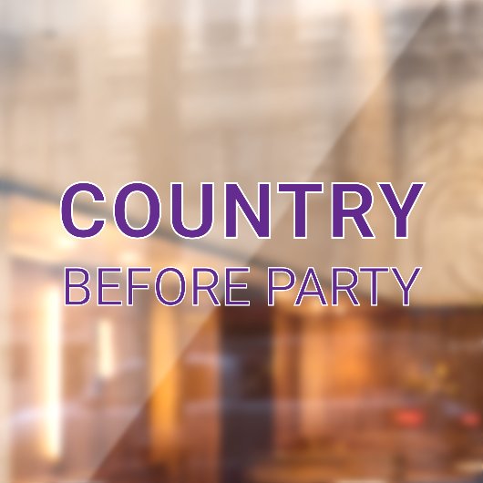Purple Country Before Party Political  ウィンドウサイン (シート2)