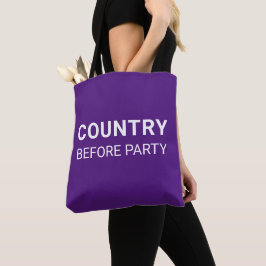 Purple Country Before Party Political  トートバッグ