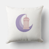 Purple Crescent & Lantern Pillow  クッション (裏面)