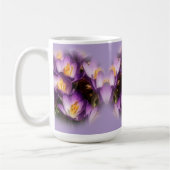 Purple Crocus Coffee Mug コーヒーマグカップ (左)