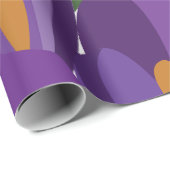Purple Crocus Floral ラッピングペーパー (ロールコーナー)