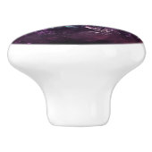 Purple Crystal Amethyst Jewel Ceramic Knob セラミックノブ (側面)