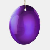 Purple Crystal Ball セラミックオーナメント (右)
