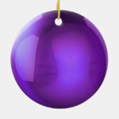 Purple Crystal Ball セラミックオーナメント (裏面)