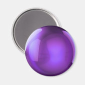 Purple Crystal Ball マグネット (正面/裏面)