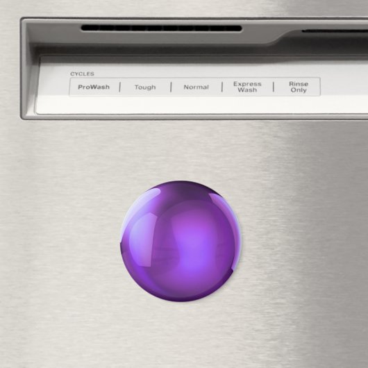 Purple Crystal Ball マグネット (インサイチュ (食洗機))