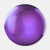 Purple Crystal Ball マグネット (正面)
