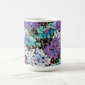 Purple Crystal Floral Blooms モーフィングマグカップ (中央)