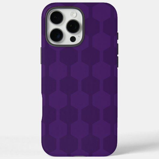 Purple Cube Lines iPhone Case Case-Mate iPhoneケース (裏面)