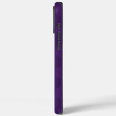 Purple Cube Lines iPhone Case Case-Mate iPhoneケース (裏面 / 左)