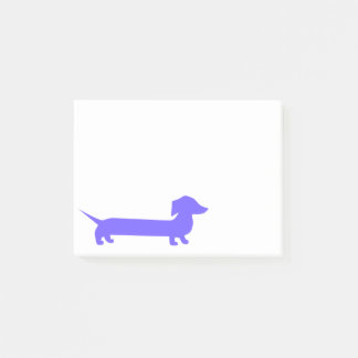 Purple Dachshund Cute Doxie ポストイット