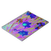 「Purple Daffodils」ノートブック/ジャーナル ノートブック (左側)