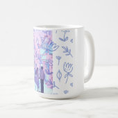 Purple date コーヒーマグカップ (正面右)