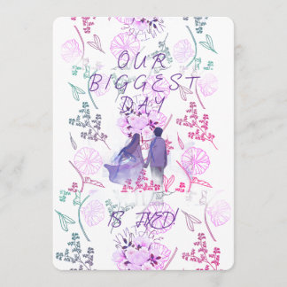 Purple date 招待状