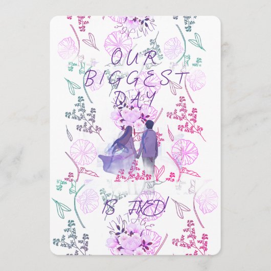 Purple date 招待状 (正面)