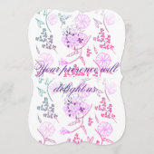 Purple date 招待状 (裏面)