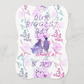 Purple date 招待状