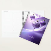 Purple Decorative Christmas Ball Holiday Planner プランナー手帳 (ディスプレー)