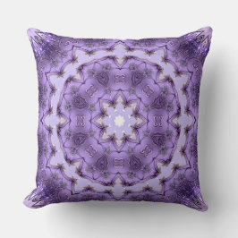 Purple Decorative Holiday Throw Pillow クッション