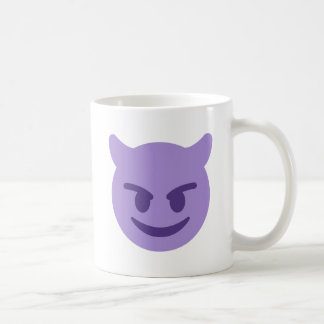 Purple Devil Emoji コーヒーマグカップ