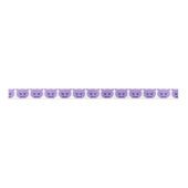 Purple Devil Emoji サテンリボン (正面)