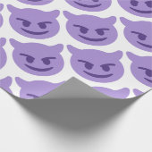 Purple Devil Emoji ラッピングペーパー (角)