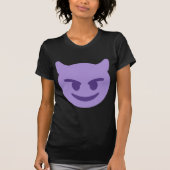 Purple Devil Emoji Tシャツ (正面)