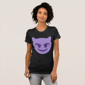 Purple Devil Emoji Tシャツ (正面フル)